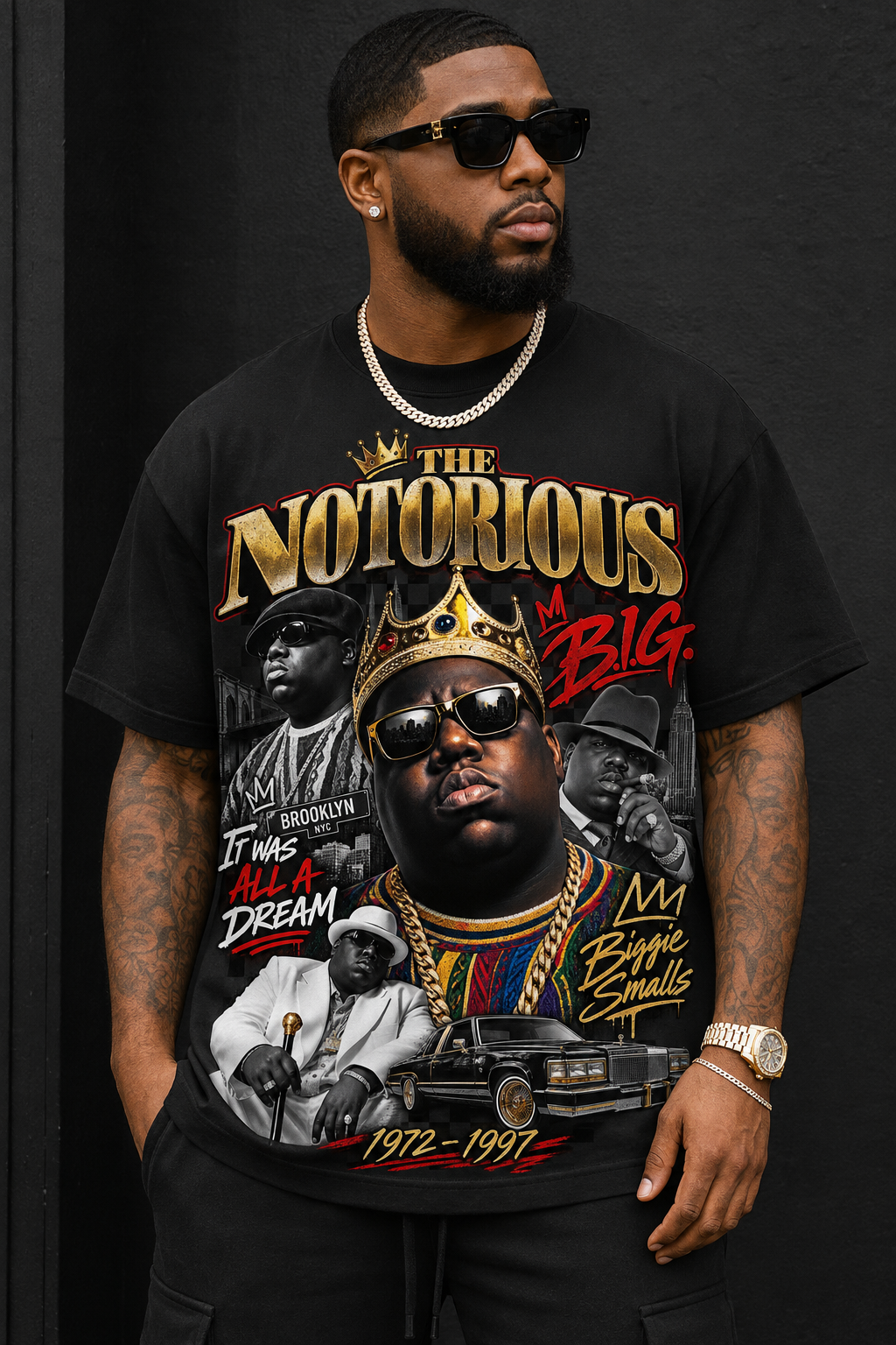 Notorious B.I.G. Tribute Graphic T-Shirt