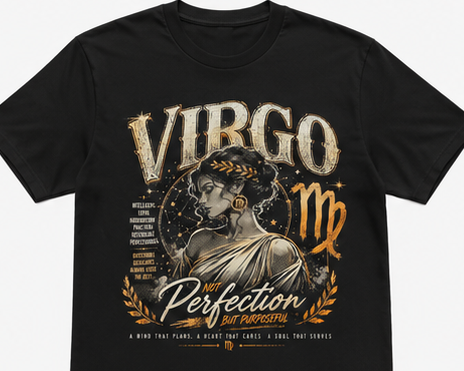 Virgo – Not Perfection, But Purposeful Graphic T-Shirt