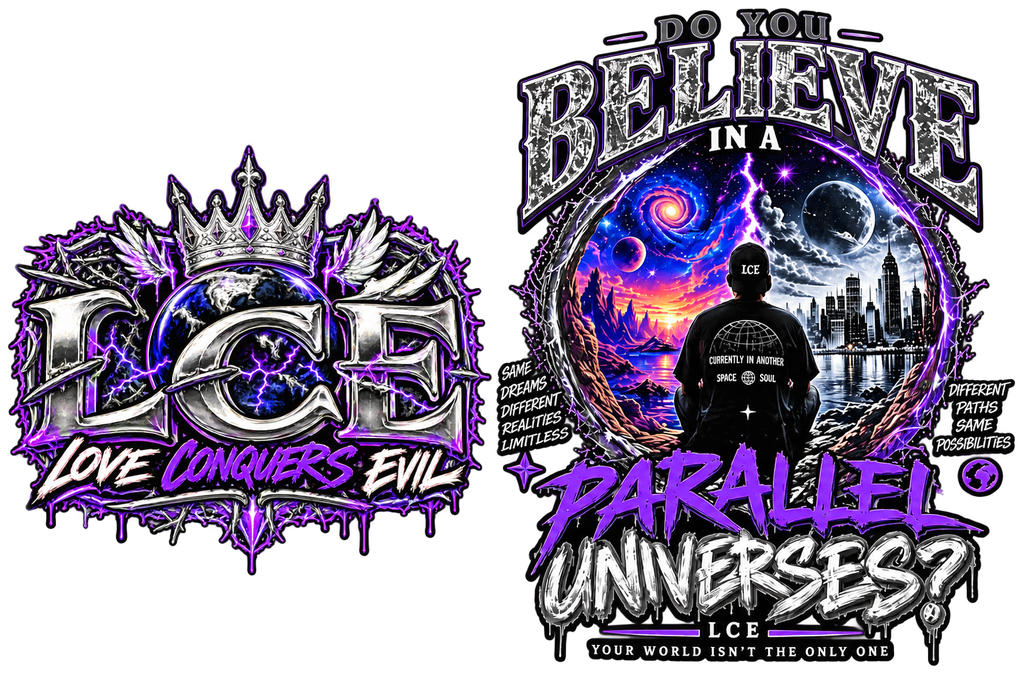 LCE “Parallel Universe” Heavyweight T-Shirt – Black